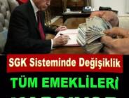 Tüm emeklileri kapsayan değişiklik