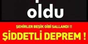 BİRÇOK İLDE HİSSEDİLDİ